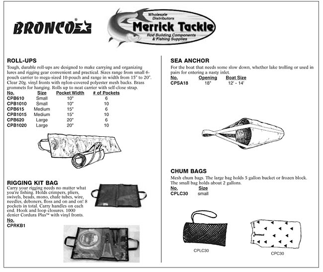 Bronco Tackle Bags