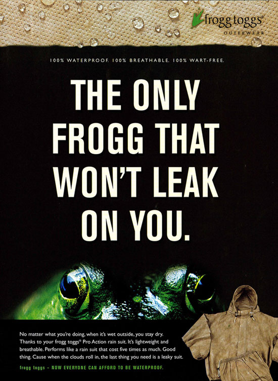 frogg toggs outerwear