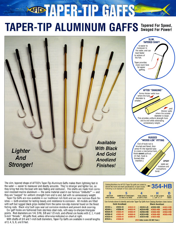 Aftco Taper-Tip Aluminum Gaffs