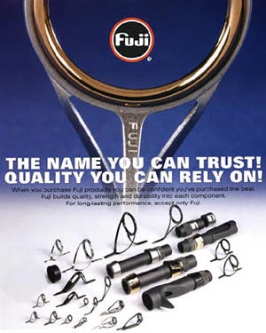 Buy Fuji rod guides and tops wholesale from Merrick Tackle