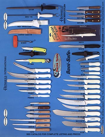 Dexter-Russell fish knives and fish knife cases