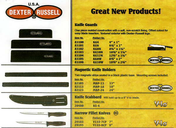Dexter Russell Knife Guards, Magnetic Knife Holders